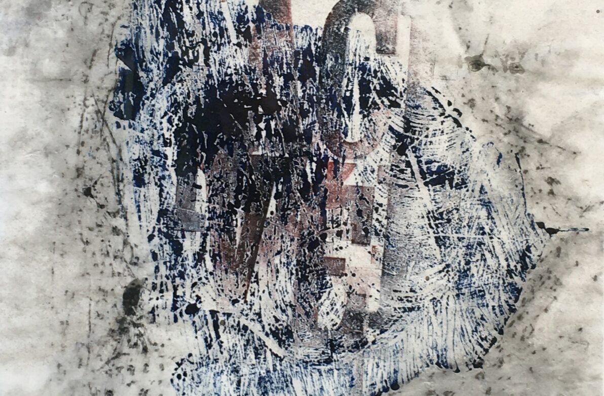 "Sans titre", estampage sur papier calque - empreinte typographique et fusain, format 40 x 52 cm, 2015 © Adagp - Paris, 2022
