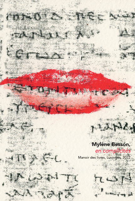 Couverture catalogue "Mylène Besson, en complicités"