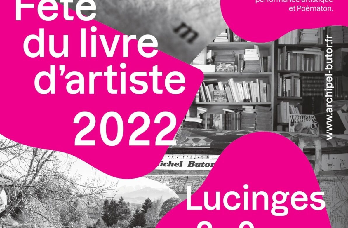 Affiche Fête du livre d'artiste 2022