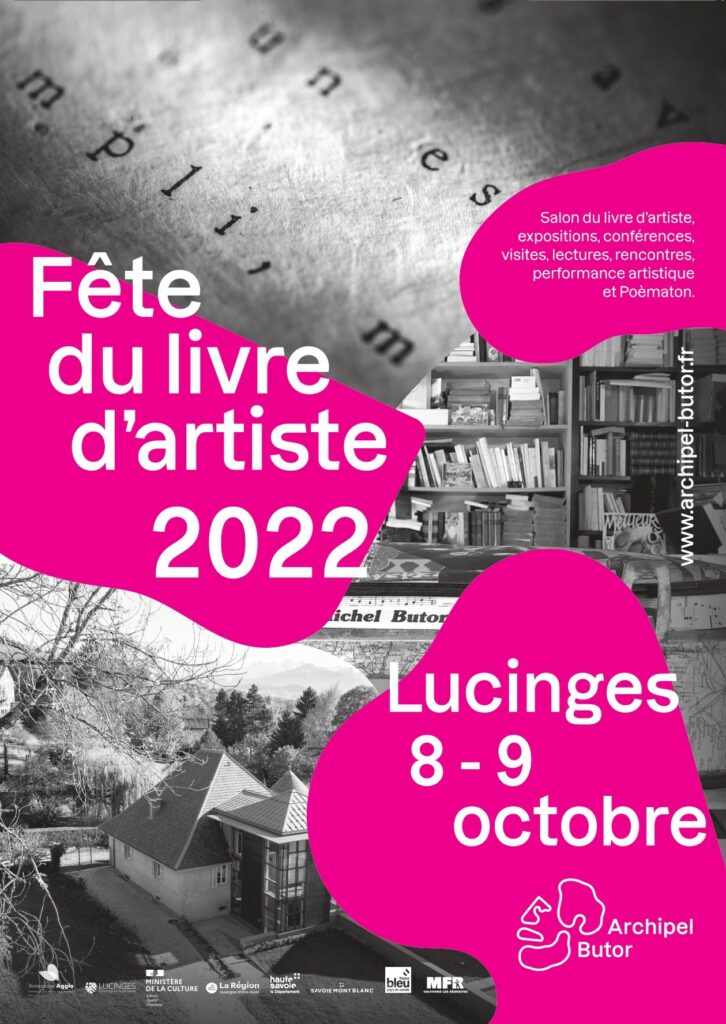 Affiche Fête du livre d'artiste 2022