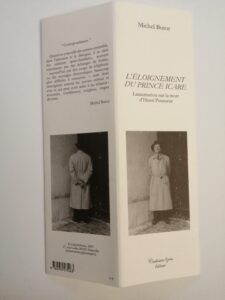 "L'éloignement du Prince Icare. Lamentation sur la mort d' Henri Pousseur", Michel Butor, Cadastre8Zero éditeur, 2009