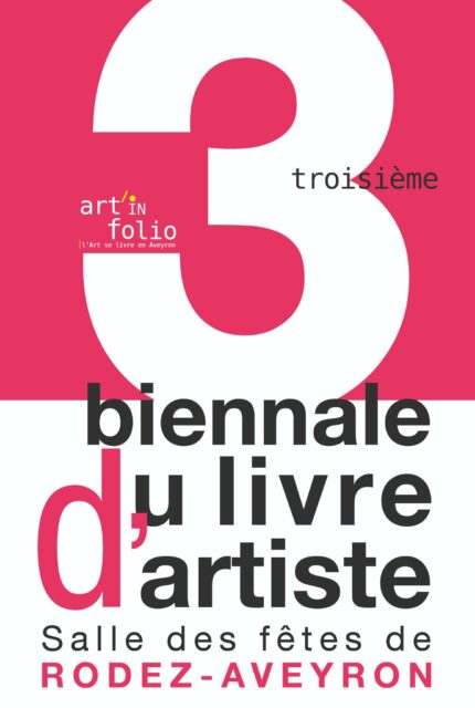 3e Biennale du livre d'artiste de Rodez - Affiche