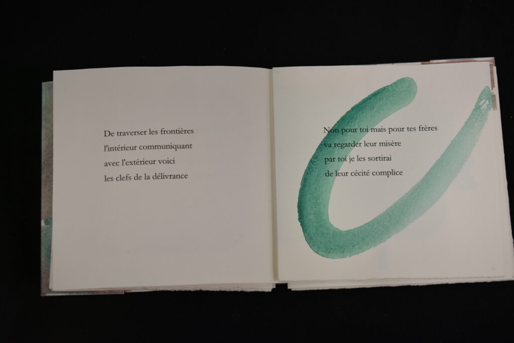 "Le buisson ardent", par Anne Slacik et Michel Butor, 2005