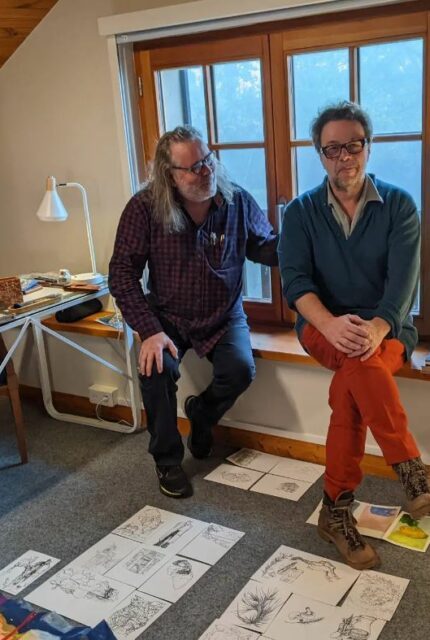 Portrait de Dominique Sampiero & François Andès - Maison Butor, novembre 2022 ©ArchipelButor