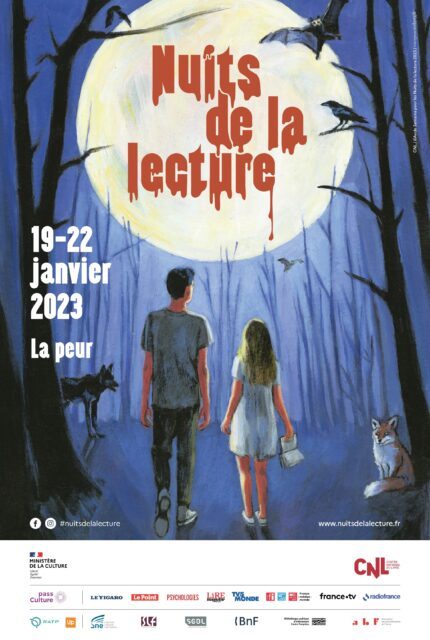 Affiche Nuits de la Lecture 2023