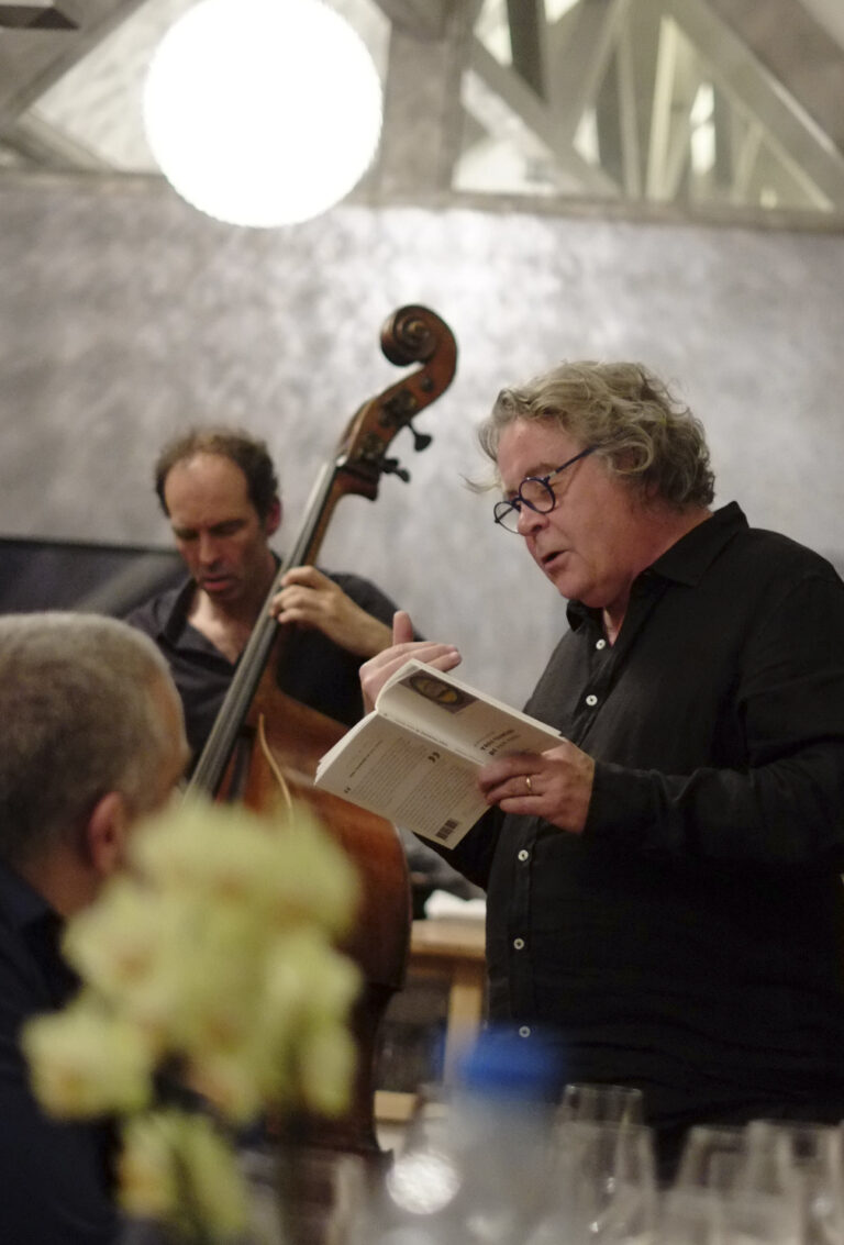 "Trois tranches de pain perdu", lecture musicale de Dominique Sampiero et Pierre Badaroux (contrebasse)