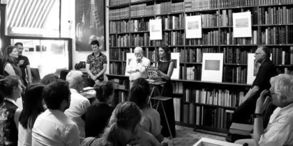 Présentation des "Cygnes sauvages" au sein de la librairie Blaizot, Paris, mai 2022 ©François Goizé