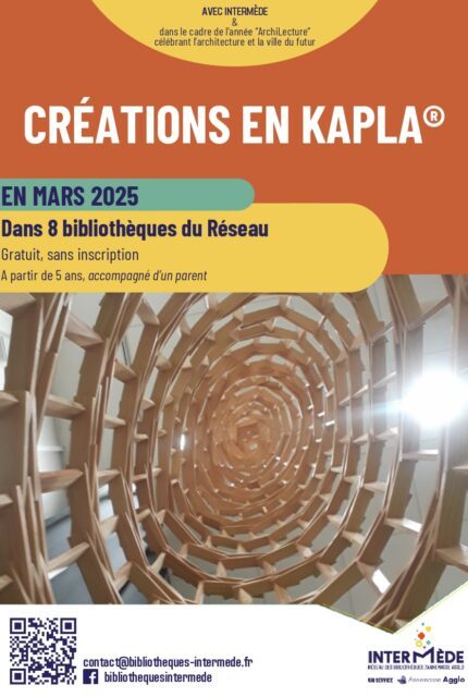 Flyer_Programmation Intermède_Ateliers de création en KAPLA®