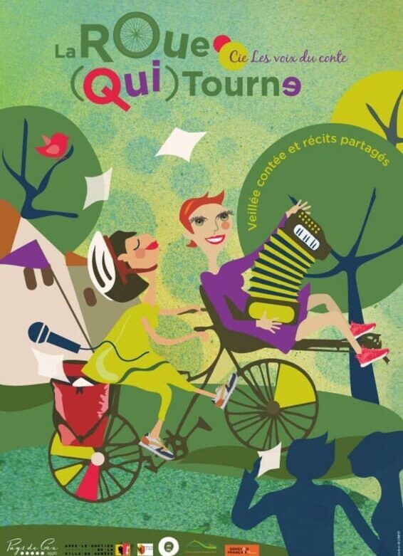 Affiche_La roue (qui) tourne ©Lesvoixduconte