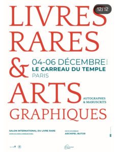 Salon International du livre rare & des arts graphiques, édition 2026
