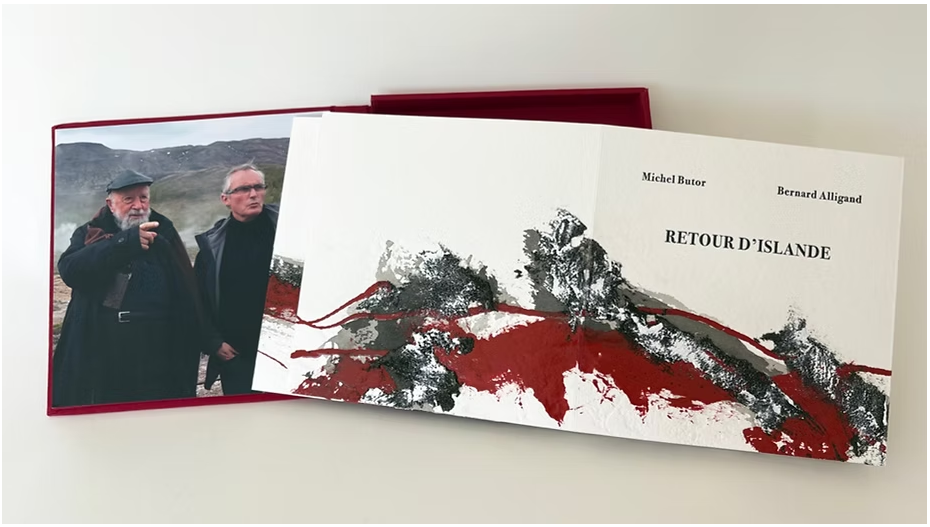 Édition originale de "Retour d'Islande" de Michel Butor et Bernard Alligand, 2026 © Éditions d’art FMA 2026