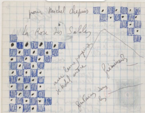 Fonds Michel Butor : Carnets, œuvres de jeunesse et correspondances spéciales (1985). Numérisation et conservation BNF - Paris.