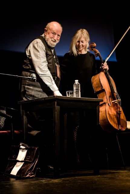 Michel Butor et Catherine Warnier