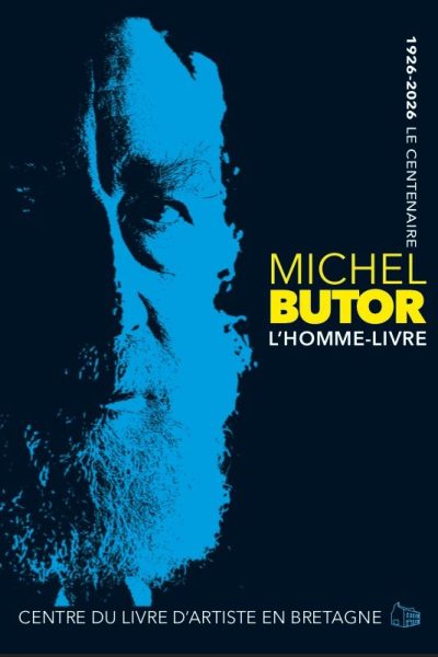 Affiche_Exposition "Michel Butor - l'homme-livre"_CLAB (Plougonven)